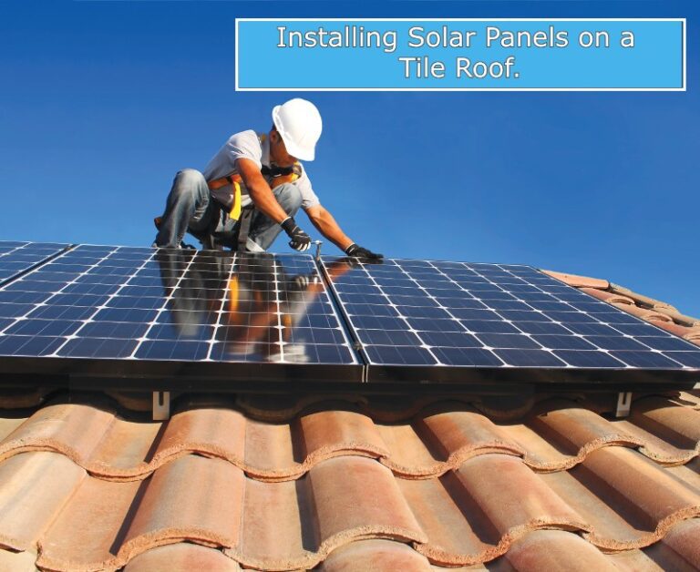 Installing Solar Panels on a Clay or Concrete Tile Roof. Tile Roofs