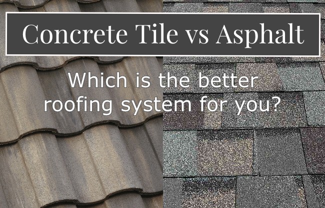 You are currently viewing Concrete Tiles Vs Asphalt Shingles Pro’s and Cons