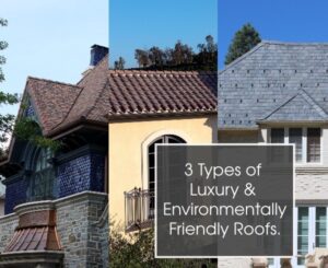 Read more about the article Top 3 Luxury and Environmentally Friendly Roof Options.